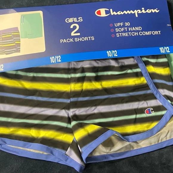 NWT. Champions girls 10/12 girls shorts. - Picture 2 of 4